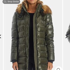 S13 Chelsea Faux Fur Trimmed Duck Down Puffer
